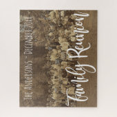 Family Wiedersehen Add Name and Date Upload Foto Puzzle (Vertikal)