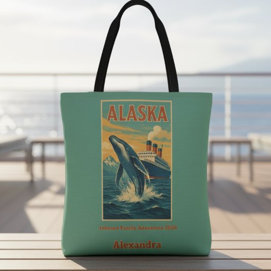 Family Wiedersehen Alaska Whale Cruise Tasche