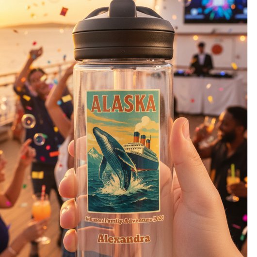 Family Wiedersehen Alaska Whale Cruise Trinkflasche