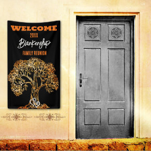 Family Wiedersehen Alte Orange Tree Art Custom Banner