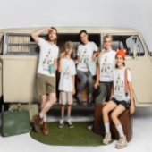 Family Wiedersehen Ansammlung Fun Sheep Black Name T-Shirt