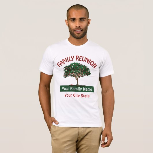 Family Wiedersehen Apple Tree T - Shirt (Vorne ganz)