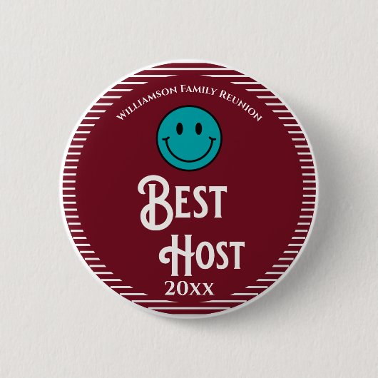 Family Wiedersehen Award Bester Host Button (Vorderseite)