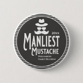 Family Wiedersehen Award Manarly Mustache Alberner Button (Vorderseite)