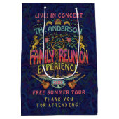 Family Wiedersehen Band Retro 70er Konzert Vielen Mittlere Geschenktüte (Rückseite)