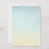 Family Wiedersehen Beach Palmen Tropical Einladung (Rückseite)