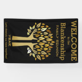 Family Wiedersehen behandelt Blätter mit benutzerd Banner (Horizontal)