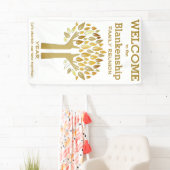 Family Wiedersehen behandelt Blätter mit benutzerd Banner (Insitu)