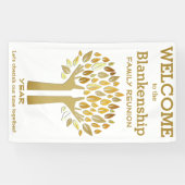 Family Wiedersehen behandelt Blätter mit benutzerd Banner (Horizontal)