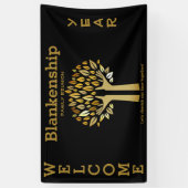 Family Wiedersehen behandelt Blätter mit benutzerd Banner (Vertikal)