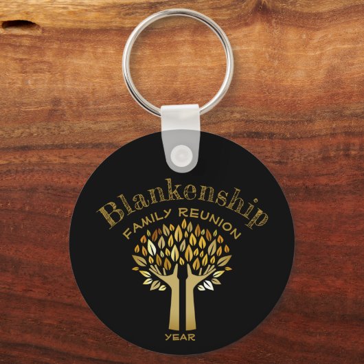 Family Wiedersehen behandelt Blätter mit benutzerd Schlüsselanhänger (Rückseite)