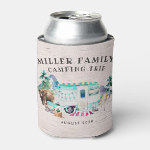 Family Wiedersehen Camping Road Trip Personalisier Dosenkühler