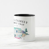 Family Wiedersehen Camping Road Trip Personalisier Tasse (Zentrum)