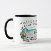 Family Wiedersehen Camping Road Trip Personalisier Tasse (Links)