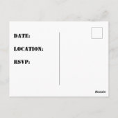 Family Wiedersehen Celestial Abstrakt Ankündigung Postkarte (Rückseite)