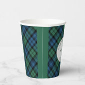 Family Wiedersehen Clan Campbell Tartan Kariert Cu Pappbecher (Rechts)