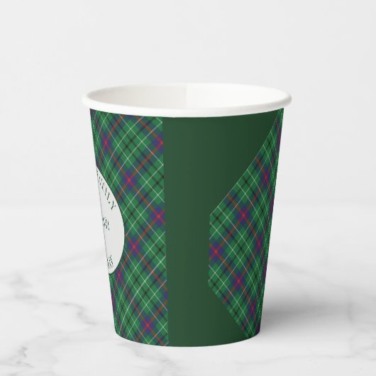 Family Wiedersehen Clan Duncan Tartan Kariert Cust Pappbecher (Links)