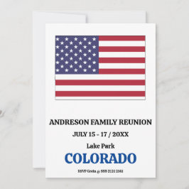 Family Wiedersehen 🎉 COLORADO Staat Karte USA Fla