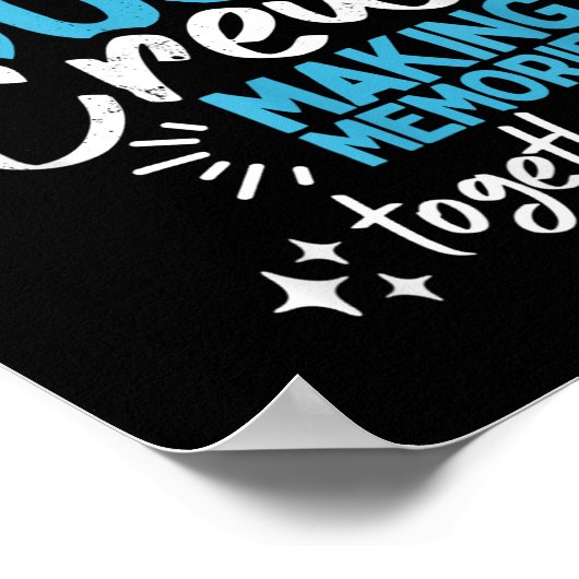 Family Wiedersehen Cousin Crew 2025 Erinnerungen Poster (Ecke)