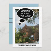 Family Wiedersehen Eichhörnchen auf der Suche nach Einladung (Vorne/Hinten)