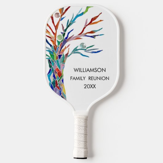 Family Wiedersehen Family Tree Pickleball Schläger (Rückseite)