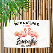 Family Wiedersehen Flamingo möchte Custom hören Banner