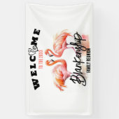 Family Wiedersehen Flamingo möchte Custom hören Banner (Vertikal)