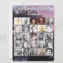 Family Wiedersehen Foto Game Lila Sonnenuntergang 