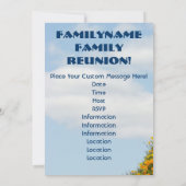 Family Wiedersehen Fun! Party Einladungen Karten V (Rückseite)