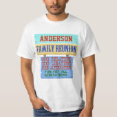 Family Wiedersehen Funny Wooden Sign | INDIVIDUELL T-Shirt (Vorderseite)