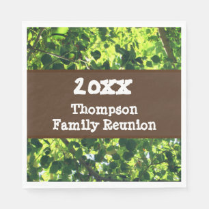 Family Wiedersehen Green Verlasse Picnic Outdoor E Serviette