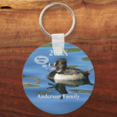 Family Wiedersehen Humore Duck auf Seeseite Schlüsselanhänger (Vorderseite)