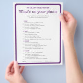 Family Wiedersehen Ice Breakfast 2 in 1 Games Flyer (Hand)