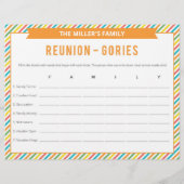 Family Wiedersehen Ice Breakfast 2 in 1 Games Flyer (Hinten)