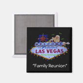 Family Wiedersehen in Fabulous Las Vegas Magnet (Vorderseite/Rückseite)
