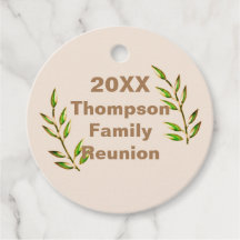 Family Wiedersehen Keepake Grüne Bäume Zweig Memen