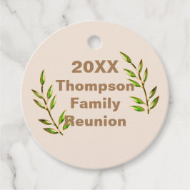 Family Wiedersehen Keepake Grüne Bäume Zweig Memen Geschenkanhänger