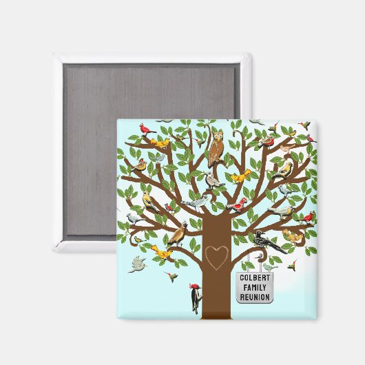 Family Wiedersehen Keepake Magnet (Vorderseite/Rückseite)