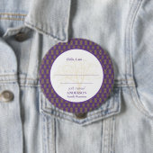 Family Wiedersehen Lila Gold Elegante Button (Beispiel)