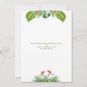 Family Wiedersehen Luau OHANA bedeutet Familie Einladung (Rückseite)