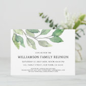 Family Wiedersehen Modern Einladung (Stehend Vorderseite)