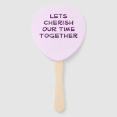 Family Wiedersehen Modern Multicolor-Blumenbaum Fächer (Rückseite)