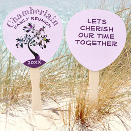 Family Wiedersehen Modern Multicolor-Blumenbaum Fächer