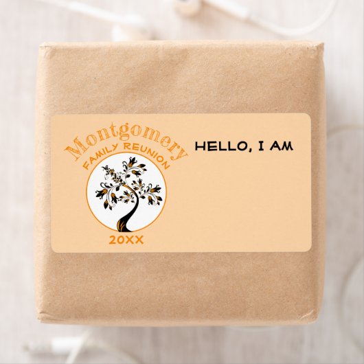 Family Wiedersehen Modern Tree Orange Individuelle (Insitu)