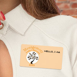 Family Wiedersehen Modern Tree Orange Individuelle