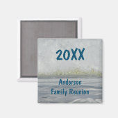 Family Wiedersehen Ocean Annual Summer Beach Urlau Magnet (Vorderseite/Rückseite)