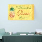 Family Wiedersehen Ohana Ananas Island Beach Banner (Messeveranstaltung)