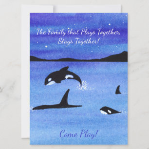 Family Wiedersehen Orca Einladung