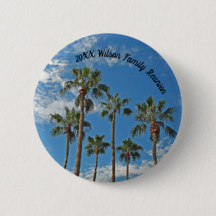 Family Wiedersehen Palm Trees und Blue Sky Paradis Button