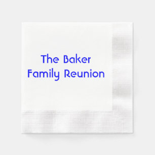 "Family Wiedersehen" Paper Napkins Serviette
